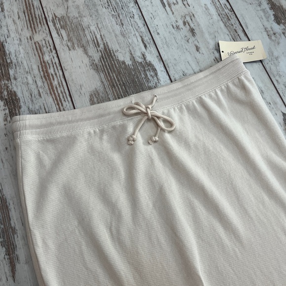 NWT Universal Thread Cream Jersey Knit Midi Skirt - Size Medium - Picture 5 of 13